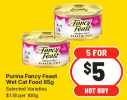 IGA Purina Fancy Feast Wet Cat Food offer