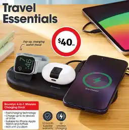 Coles Brooklyn 4-in-1 Wireless Charging Dock offer