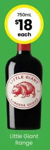 The Bottle O Little Giant Range offer