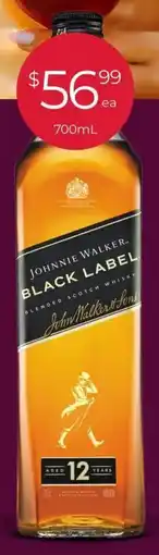 Porters Johnnie Walker Black Label Whisky offer