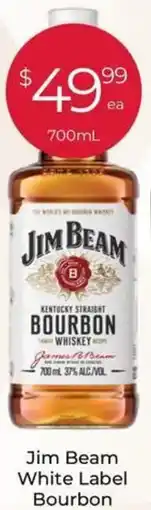 Porters Jim Beam White Label Bourbon offer