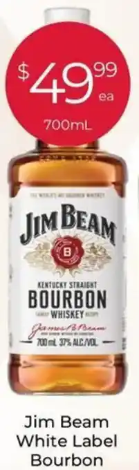 Porters Jim Beam White Label Bourbon offer