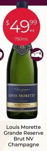 Porters Louis Morette Grande Reserve Brut NV Champagne offer