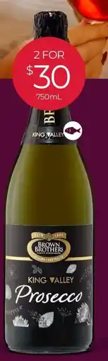 Porters Brothers King Valley Prosecco Range offer