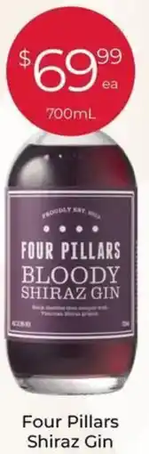 Porters Four Pillars Shiraz Gin offer