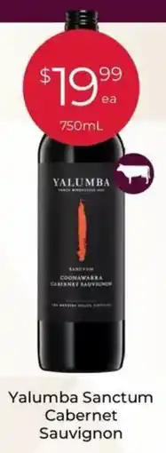 Porters Yalumba Sanctum Cabernet Sauvignon offer
