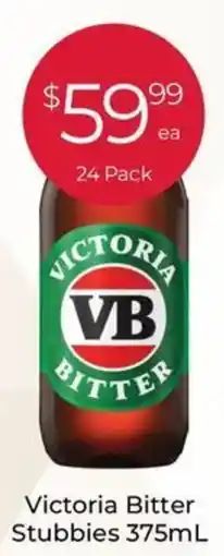 Porters Victoria Bitter Stubbies offer