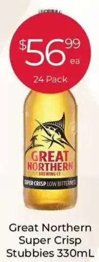 Porters Great Northern Super Crisp Stubbies offer