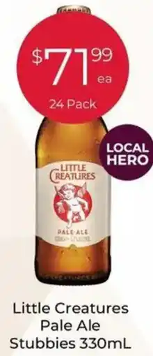 Porters Little Creatures Pale Ale Stubbies offer