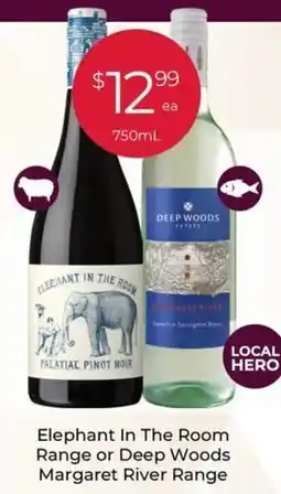 Porters Elephant In The Room Range or Deep Woods Margaret River Range offer