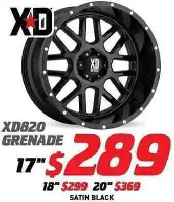 Bob Jane T-Marts XD820 Grenade 17 Satin Black offer