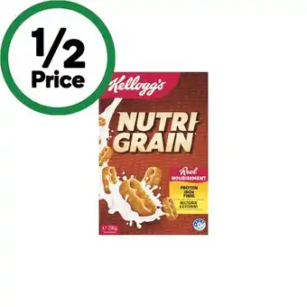 Woolworths Kellogg’s Nutri-Grain offer