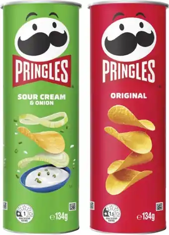 Coles Pringles Potato Crisps-134g offer