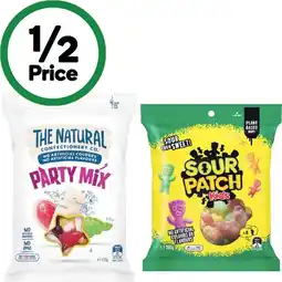 Woolworths The Natural Confectionery Co. Medium Bags 130-230g or Sour Patch Kids 190g offer