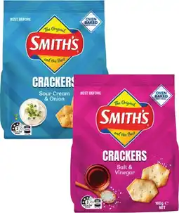 Coles Smith's Crackers offer
