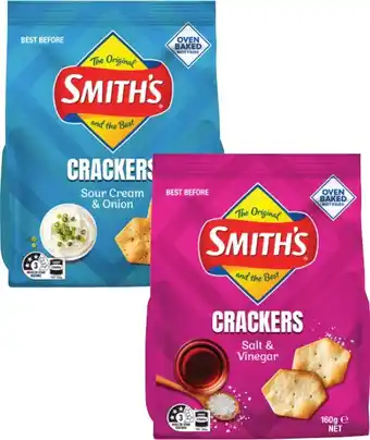 Coles Smith's Crackers offer