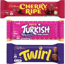 Coles Cadbury Chocolate Bar-50g offer