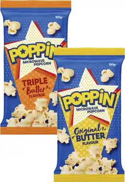 Coles Poppin Microwave Popcorn offer