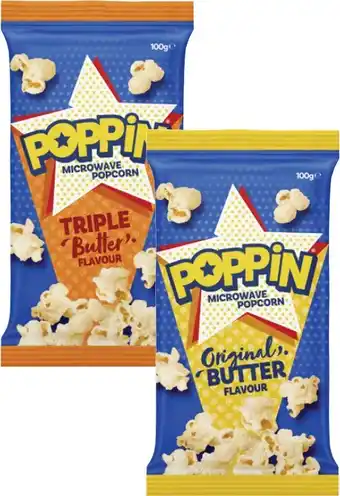 Coles Poppin Microwave Popcorn offer