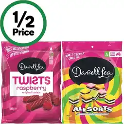 Woolworths Darrell Lea Liquorice Twists, Batch 37 or All Sorts 220-280g offer
