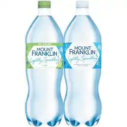 Woolworths Mount Franklin Lightly Sparkling Water offer