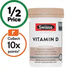 Woolworths Swisse Ultiboost Vitamin D Capsules offer