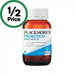 Woolworths Blackmores Probiotics+ Daily Health Capsules offer