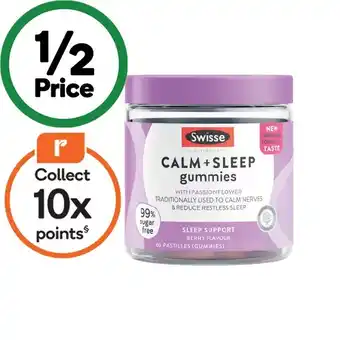 Woolworths Swisse Ultiboost Calm + Sleep Gummies offer