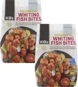Coles KB's Whiting Battered Fish Bites offer