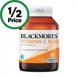 Woolworths Blackmores Vitamin C 500mg Tablets offer
