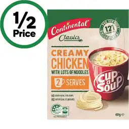 Woolworths Continental Cup-a-Soup offer