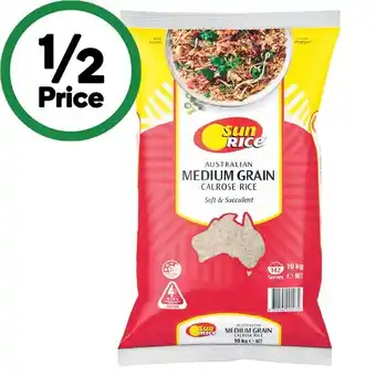 Woolworths SunRice White Medium Grain Rice offer