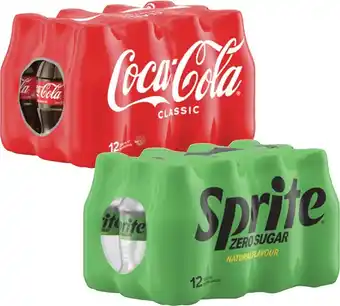 Coles Coca-Cola, Fanta or Sprite Soft Drink 12x300mL offer