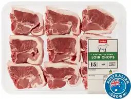 Coles Coles Australian Lamb Loin Chops offer