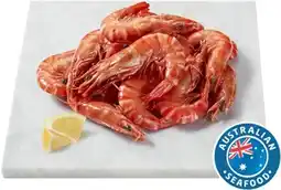 Coles Coles Australian Thawed Cooked Extra Large Black Tiger Prawns offer