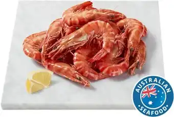 Coles Coles Australian Thawed Cooked Extra Large Black Tiger Prawns offer