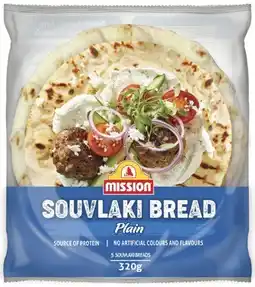 Coles Mission Souvlaki Bread offer