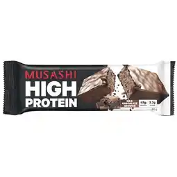 Woolworths Musashi High Protein Bar offer