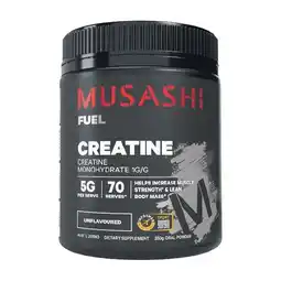 Woolworths Musashi Creatine Unflavoured offer