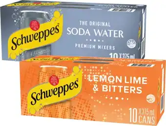 Coles Schweppes Mixers offer