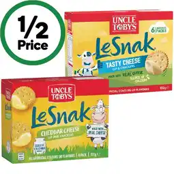 Woolworths Uncle Tobys Le Snak offer