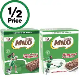 Woolworths NestlΓ© Milo Snack Bars offer