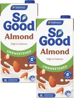 Coles Sanitarium So Good Almond Milk offer