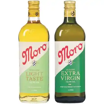 Woolworths Moro Olive Oil or Extra Virgin Olive Oil 1 Litre offer