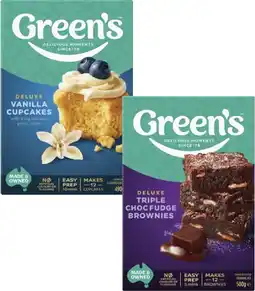 Coles Green's Deluxe Baking Mix-630g offer