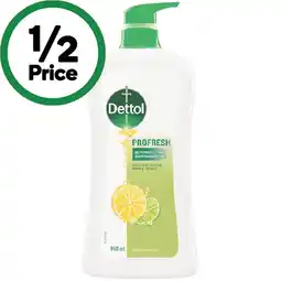 Woolworths Dettol Profresh Shower Gel offer