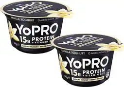 Coles YoPro High Protein Yoghurt No Added Sugar offer