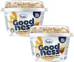 Coles Bulla Goodness Yoghurt 'n' Muesli offer
