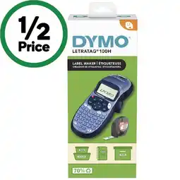 Woolworths Dymo Letratag 100H Blue Label Maker offer