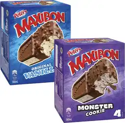 Coles Peters Maxibon 560mL offer